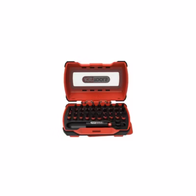 KS Tools – 515.2301F – Mini coffret d’embouts de vissage à chocs 1/4 pouce L.25 mm, 31 pièces