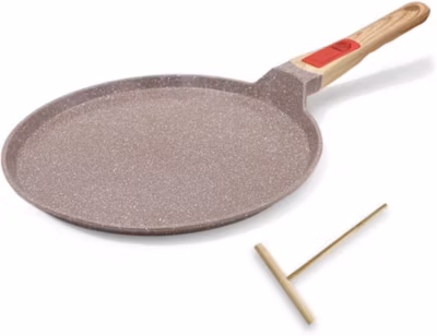 Poêle à crêpes antiadhésive en céramique avec poignée