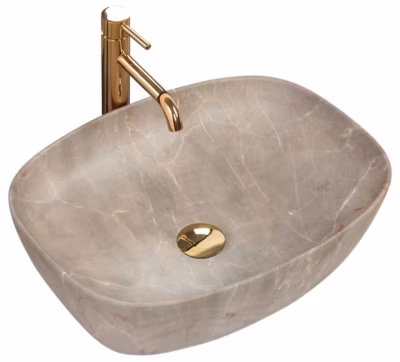Vasque À Poser Rea Freja Beige Oval