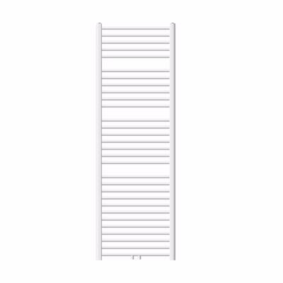 Radiateur Design Sahara Non Electrique – 600 x 1800 mm – Blanc – Connexion Central – sans Kit de Raccordement – Forme Courbé