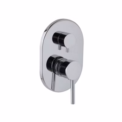 Mitigeur Pour Douche À Encastrer Chromé Avec Déviateur – Fassa