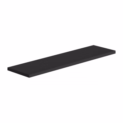 Étagère murale en bois noir, 56×15,5×1,8 cm – Smart