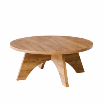 Table basse ronde BELL  fi68 cm Chêne Craft