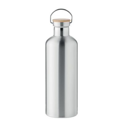 MidOcean – Flasque HELSINKI EXTRA Matt Silver (Taille unique)
