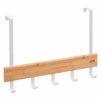 Patères accroches portes Blanc Naturéo – 5Five