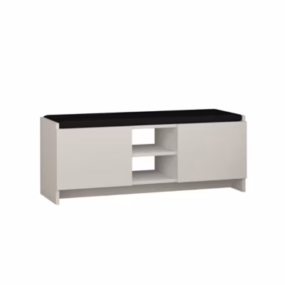 Banc chaussures 2 portes et 2 niches L110 cm – Zulla