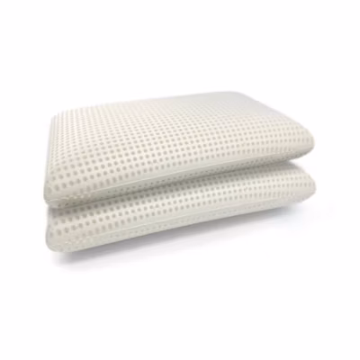 Oreiller Daccardo, coussin « barre de savon » déhoussable en mousse à mémoire de forme 71x41h11 cm, lot de 4