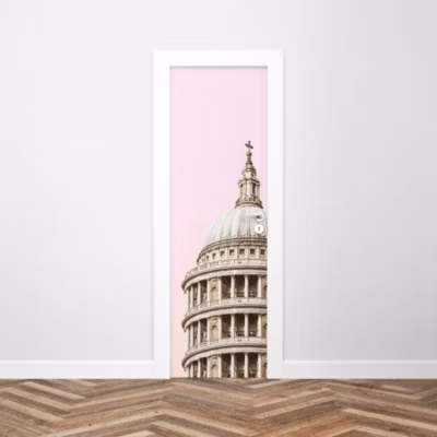 Sticker Porte Cathédrale Dôme 204 x 63 cm