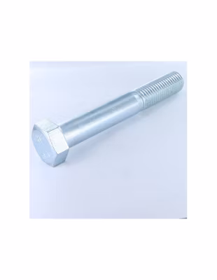 Corps de boulon filetage partiel Tête hexagonale TH M27X200 Classe 8.8 Acier zingué – 1 pièce