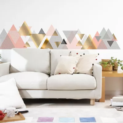 Stickers muraux – Décoration chambre salon – Autocollant Sticker mural géant montagnes scandinaves OURAL – 110x165cm