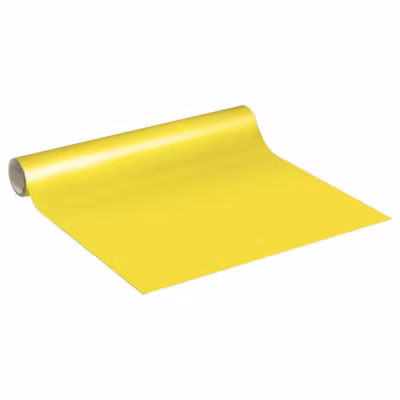 Rouleau adhésif décoratif Vinyle au Mètre – Sticker Lavable Imperméable Mur Cuisine Meubles – 60cmx10m – Jaune canari