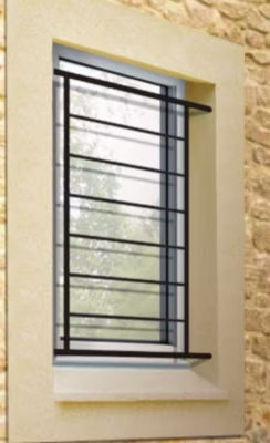 Grille de Defense Lagune pour Fenetre H 75 cm x L 60 cm (côte tableau)