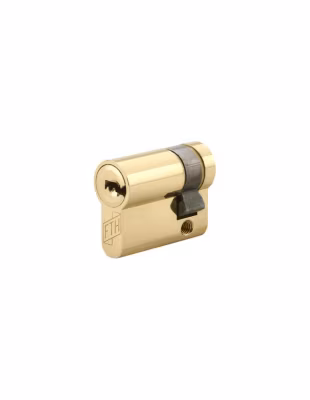 Demi-cylindre FTH 6G, 30x10mm, cylindre et clés en laiton, 3 clés plates réversibles – FTH