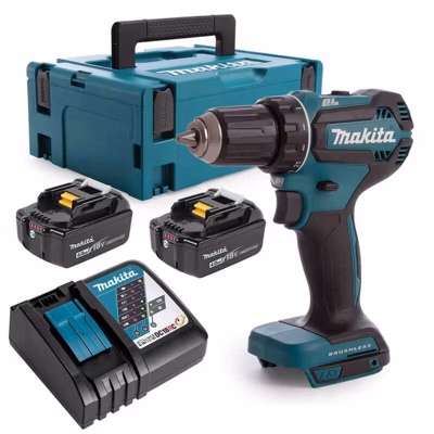 Perceuse visseuse 18V LXT -2×4,0 Ah- en MAKPAC – MAKITA DDF485RMJ