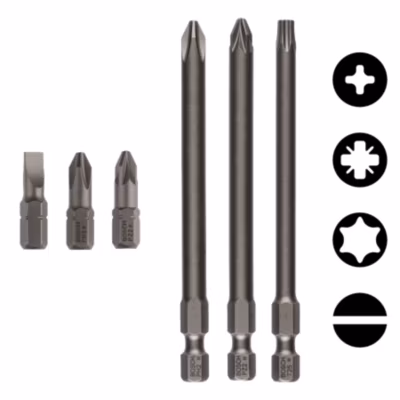 Pack de 3 embouts de vissage Phillips Extra Hard 152mm – BOSCH – 2607001758