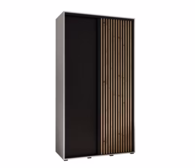 Armoire Lanko 1 a portes coulissantes H. 235,2 x L. 130 x P. 60 2 portes