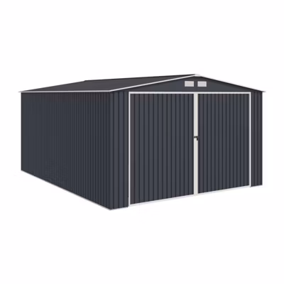 Garage en métal 18,2 m² – Avec kit d&rsquo;ancrage inclus