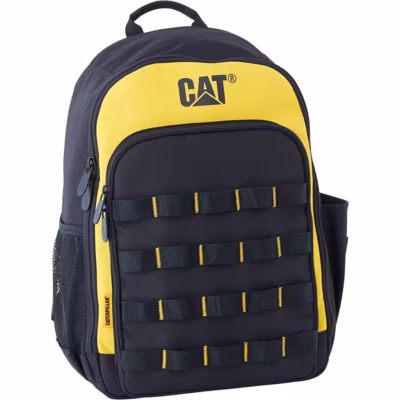 Sac à dos 21L Polyvalent 3 poches extérieures + 19 poches intérieures Housse anti pluie intégrée CAT