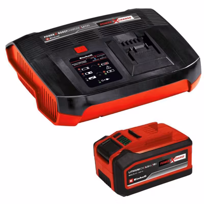 Einhell Starter kit 18V 4-6Ah & 6A Boostcharger