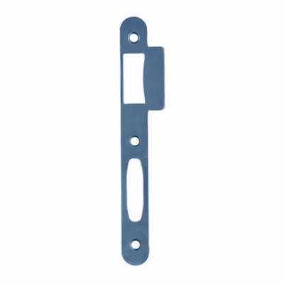 Gâche plate S D451/453/455 bout rond double empennage finition inox – VACHETTE – 19800000