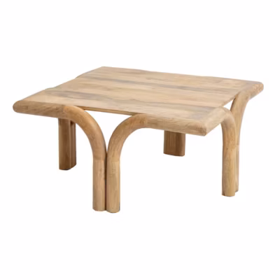 Table basse carré en bois de manguier Zola