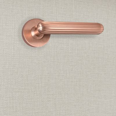 Poignée de porte design finition aspect or rose Livia – KATCHMEE