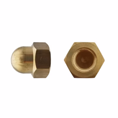 200 Ecrous Borgnes M5 mm – DIN 1587 – Laiton – D-Work