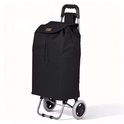 Chariot de courses 2 roues pliable 59L noir VOUNOT