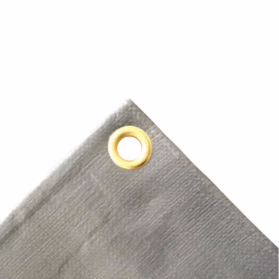 Bâche 280 g/m, grise, bâche de protection, étanche et résistante, 6×10 (60m)
