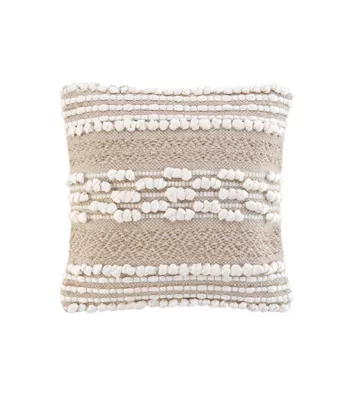 Coussin déhoussable 40x40cm « Blanca » – 40x40cm – Beige