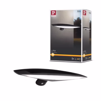 Solar Applique d&rsquo;extérieur LED Kiran Détecteur de mouvement IP44 3000K 180lm Anthracite