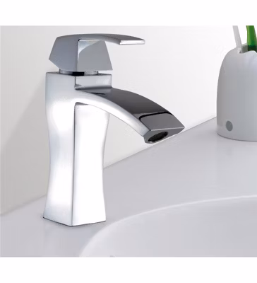 Robinet mitigeur vasque lavabo a poser design cubique moderne