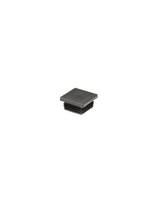 Bouchon carré 80X80 épaisseur tole du tube 2 à 4.5 Polyethylène noir – 1 pièce