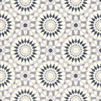 Sol Vinyle Carreaux de ciment mosaïque bleu – Rouleau de 2m x 18m