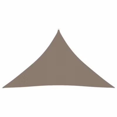 Voile toile d&rsquo;ombrage parasol tissu oxford tissu taupe Helloshop26