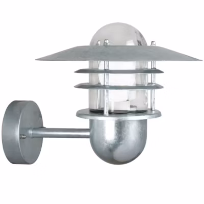 Applique murale AGGER  Acier galvanisé Acier galvanisé, H.20 – IP54 – E27 /Nordlux Extérieur