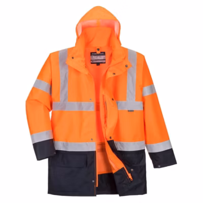 Parka de sécurité 5 en 1 bicolore orange/marine – S766 Portwest
