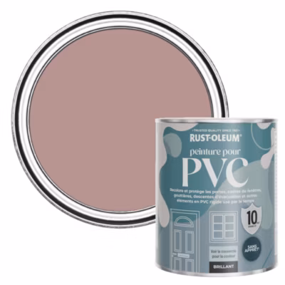 Peinture Rose pour Portes et Fenêtres en PVC, Finition Brillante – RUST-OLEUM – Coup de Cœur 750ml