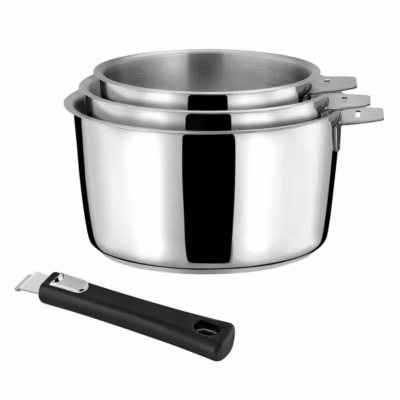 Série de 3 casseroles 16/18/20cm Inox – Malice par Cuisinox