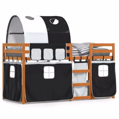 Cadre de lit, Lit superposé sans matelas 90×200 cm bois de pin massif