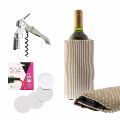 Apérifun – Set initiation 3 pièces pour la dégustation des vins – Beige