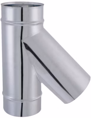 JONCOUX Tuyau TYRAL INOX  304 – Diam. 250 – Té 135 deg. débouchure mâle