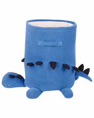 Panier enfants Dinosaure BAGNU Coton Bleu