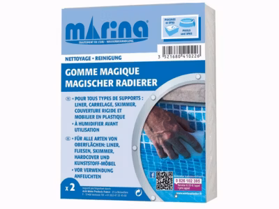 Lot de 2 éponges magiques pour ligne d&rsquo;eau – Marina