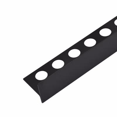 Balneo Profil de pente gauche pour receveur de douche 170 cm noir en acier inoxydable