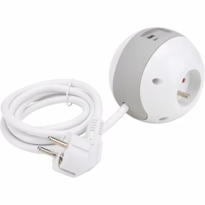 Multiprise Watt Ball 2x16A + 1x6A + USBA+C Watt and Co
