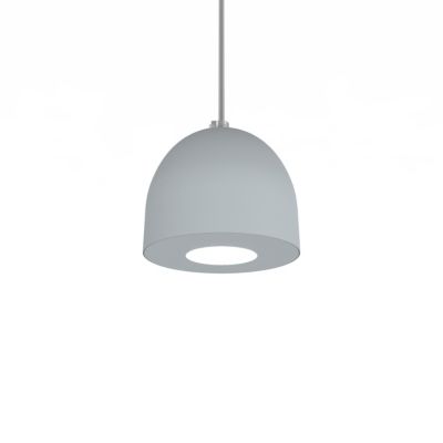LUMICOM – CAMPANELLA Suspension, 1X GU10, max 33W, métal, gris , D.12cm