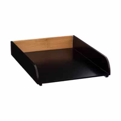 Range-documents bambou Noir Bava – 5Five