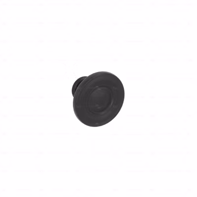 Boutons pour meubles en zamac Diamètre 31 Vernis noir mat