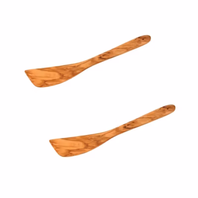 Ensemble de 2 Spatules de cuisine 30 cm Fackelmann Édition Bois d&rsquo;olivier